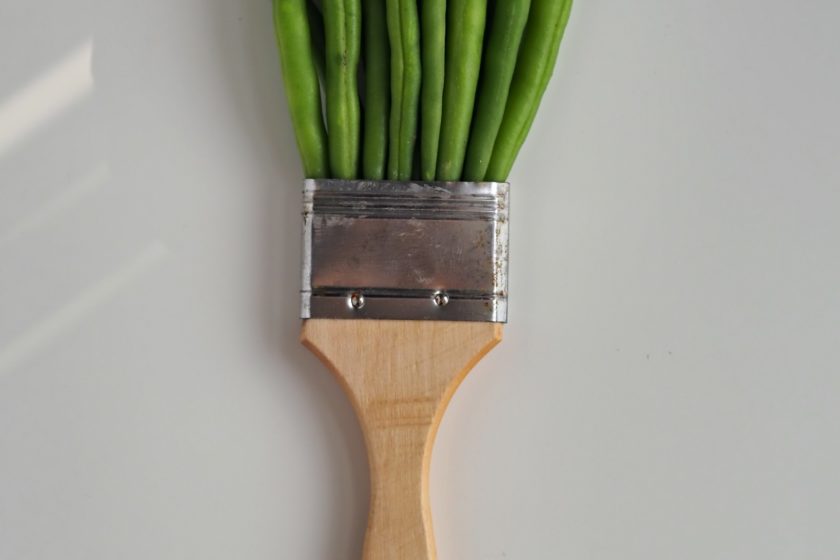 Seasonal and local veggies, green beans